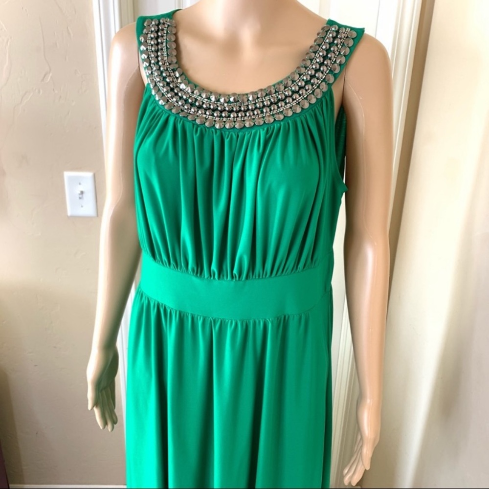 Haani emerald green dress